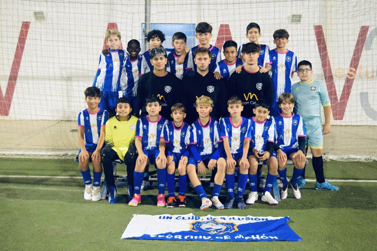 Plantilla del ALEVÍN del CF Sporting de Mahón